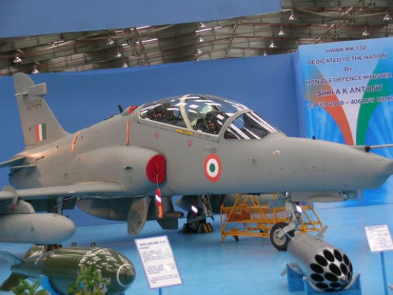 Máy bay huấn luyện Hawk trang bị cho Không quân Ấn Độ